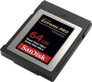 SanDisk CFexpress 64GB Extreme Pro 1500/800 MB/s SanDisk CFexpress 64GB Extreme Pro 1500/800 MB/s