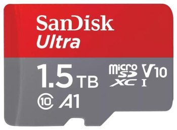 SanDisk Ultra microSDXC 1.5TB Android 150MB/s A1 UHS-I + Adapter SanDisk Ultra microSDXC 1.5TB Android 150MB/s A1 UHS-I + Adapter