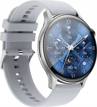 HOCO smartwatch / inteligentny zegarek Y10 Pro AMOLED smart sport (możliwość połączeń z zegarka) srebrny HOCO smartwatch / inteligentny zegarek Y10 Pro AMOLED smart sport (możliwość połączeń z zegarka) srebrny