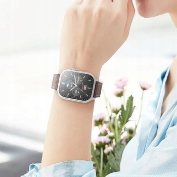 HOCO smartwatch / inteligentny zegarek Y17 smart sport (możliwość połączeń z zegarka) srebrny HOCO smartwatch / inteligentny zegarek Y17 smart sport (możliwość połączeń z zegarka) srebrny