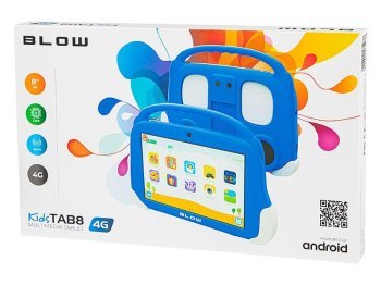 Tablet BLOW TABLET KIDSTAB8 4G 4/64GB NIEBIESKIE ETUI Tablet BLOW TABLET KIDSTAB8 4G 4/64GB NIEBIESKIE ETUI
