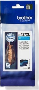 Toner - Brother LC427XLC XL błękitny