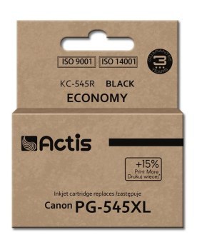 Tusz ACTIS KC-545R (zamiennik Canon PG-545XL; Standard; 15 ml; czarny) Tusz ACTIS KC-545R (zamiennik Canon PG-545XL; Standard; 15 ml; czarny)