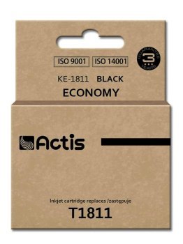 Tusz ACTIS KE-1811 (zamiennik Epson T1811; Standard; 18 ml; czarny) Tusz ACTIS KE-1811 (zamiennik Epson T1811; Standard; 18 ml; czarny)