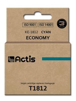 Tusz ACTIS KE-1812 (zamiennik Epson T1812; Standard; 15 ml; niebieski) Tusz ACTIS KE-1812 (zamiennik Epson T1812; Standard; 15 ml; niebieski)