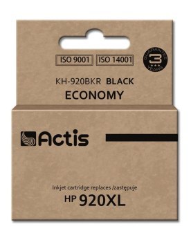 Tusz ACTIS KH-920BKR (zamiennik HP 920XL CD975AE; Standard; 50 ml; czarny) Tusz ACTIS KH-920BKR (zamiennik HP 920XL CD975AE; Standard; 50 ml; czarny)