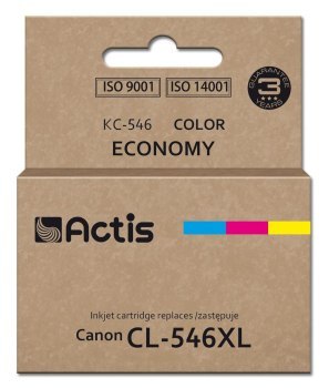Tusz Actis KC-546 (zamiennik Canon CL-546XL; Supreme; 15 ml; 180 stron; czerwony niebieski żółty).