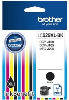 Tusz Brother czarny LC529XLBKAP2=LC-529XLBK 2400 str. Tusz Brother czarny LC529XLBKAP2=LC-529XLBK 2400 str.
