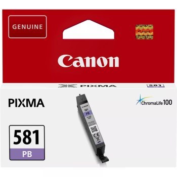 Tusz Canon CLI-581 PB (niebieski fotograficzny) Tusz Canon CLI-581 PB (niebieski fotograficzny)