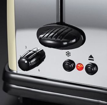 Russell Hobbs 21395-56 Colours Plus Cream Long Slot Russell Hobbs 21395-56 Colours Plus Cream Long Slot