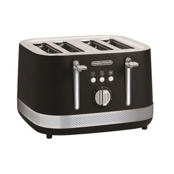 Toster Morphy Richards Illumination czarny 4 kromki Toster Morphy Richards Illumination czarny 4 kromki