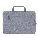 RIVACASE ETUI NA LAPTOP 13 3 ANVIK JASNY SZARY Z UCHWYTEM Z MATERIAŁU WODOODPORNEGO