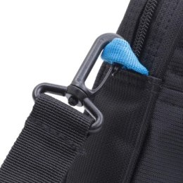 RIVACASE TORBA NA LAPTOP 15,6 REGENT CZARNA POLIESTER KIESZENIE NA SMARTFON DOKUMENTY WIZYTÓWKI I AKCESORIA