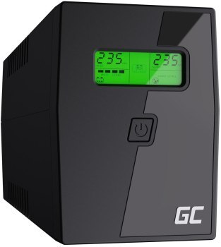 GREEN CELL ZASILACZ AWARYJNY UPS01LCD POWER PROOF 600VA 360W GREEN CELL ZASILACZ AWARYJNY UPS01LCD POWER PROOF 600VA 360W