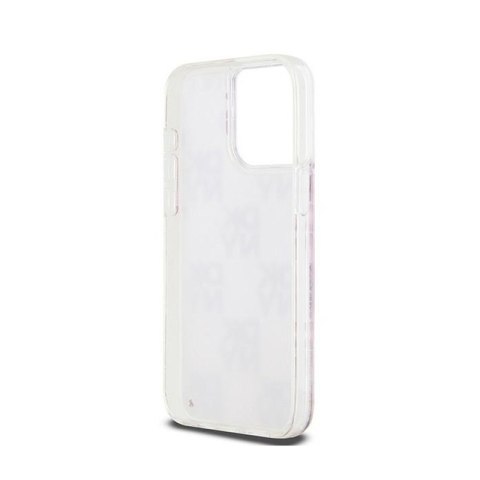 DKNY Liquid Glitter Multilogo - Etui iPhone 15 Pro Max (różowy) DKNY Liquid Glitter Multilogo - Etui iPhone 15 Pro Max (różowy)