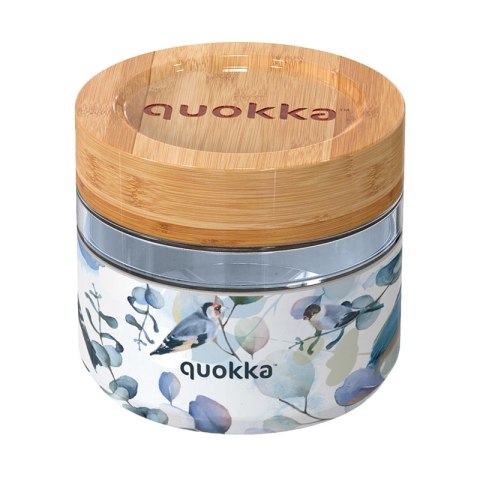 Quokka Deli Food Jar - Pojemnik szklany na żywność / lunchbox 500 ml (Blue Nature) Quokka Deli Food Jar - Pojemnik szklany na żywność / lunchbox 500 ml (Blue Nature)