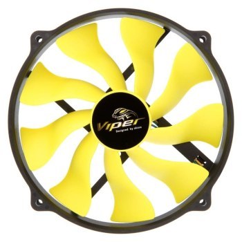 Akasa Viper R PWM - czarno żółty Akasa Viper R PWM - czarno żółty