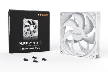 Be quiet! PURE WINGS 3 140mm PWM, biały Be quiet! PURE WINGS 3 140mm PWM, biały