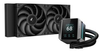 Chłodzenie wodne Deepcool Mystique LCD 240mm (R-LX550-BKDSNC-G-1) Chłodzenie wodne Deepcool Mystique LCD 240mm (R-LX550-BKDSNC-G-1)