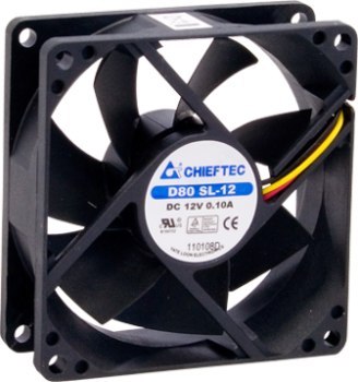 Wentylatory i radiatory - Chieftec cooler 80 mm (AF-0825S)