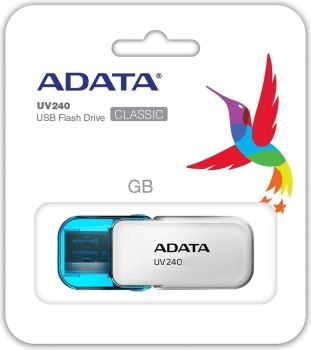 Pendrive ADATA AUV240-32G-RWH (32GB; USB 2.0; kolor biały) Pendrive ADATA AUV240-32G-RWH (32GB; USB 2.0; kolor biały)