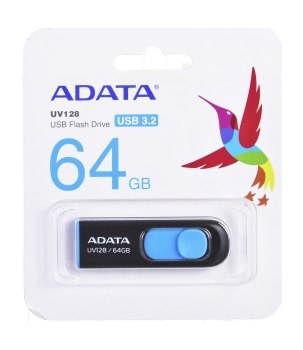 Pendrive ADATA UV128 AUV128-64G-RBE (64GB; USB 3.0; kolor czarny) Pendrive ADATA UV128 AUV128-64G-RBE (64GB; USB 3.0; kolor czarny)