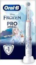 Szczoteczki - Oral-B Pro Junior 6+ Frozen biały