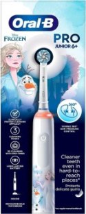 Szczoteczki - Oral-B Pro Junior 6+ Frozen biały