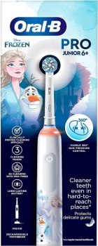 Szczoteczki - Oral-B Pro Junior 6+ Frozen biały Szczoteczki - Oral-B Pro Junior 6+ Frozen biały