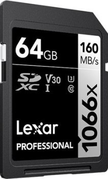 Lexar SDXC 64GB Professional 1066x UHS-I