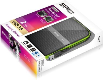 Dysk zewnętrzny Silicon Power Armor A60 1TB 2.5 USB 3.2 5400 obr/min Green-Black (SP010TBPHDA60S3K) Dysk zewnętrzny Silicon Power Armor A60 1TB 2.5 USB 3.2 5400 obr/min Green-Black (SP010TBPHDA60S3K)