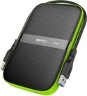 Dysk zewnętrzny Silicon Power Armor A60 2TB 2.5 USB 3.2 5400 obr/min Green-Black (SP020TBPHDA60S3K)