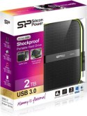 Dysk zewnętrzny Silicon Power Armor A60 2TB 2.5 USB 3.2 5400 obr/min Green-Black (SP020TBPHDA60S3K)