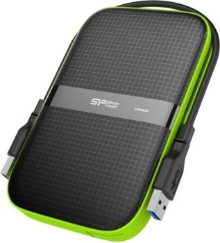 Dysk zewnętrzny Silicon Power Armor A60 5TB 2.5 USB 3.2 5400 obr/min Green-Black Dysk zewnętrzny Silicon Power Armor A60 5TB 2.5 USB 3.2 5400 obr/min Green-Black