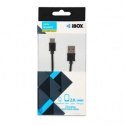Kabel IBOX USB TYP-C 2A 1M IKUMTC (USB 2.0 typu A M - Micro USB typu B M; 1m; kolor czarny)