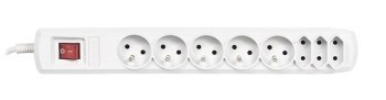 Listwa przeciwprzepięciowa Activejet APN-8g/5m-GR (3 x Typ C 5 x UTE; 10 A; 5m; kolor szary) Listwa przeciwprzepięciowa Activejet APN-8g/5m-GR (3 x Typ C 5 x UTE; 10 A; 5m; kolor szary)