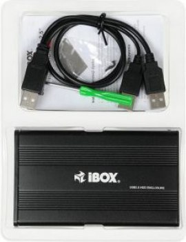 Obudowa IBOX HD-01 ZEW. 2 5 USB 2.0 IEU2F01 (2.5 ; USB 2.0; Aluminium; kolor czarny) Obudowa IBOX HD-01 ZEW. 2 5 USB 2.0 IEU2F01 (2.5 ; USB 2.0; Aluminium; kolor czarny)