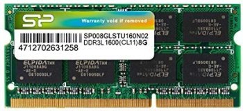 Pamięć RAM Silicon Power SODIMM DDR3 8GB (1x8GB) 1600MHz CL11 1.35V Low Voltage Pamięć RAM Silicon Power SODIMM DDR3 8GB (1x8GB) 1600MHz CL11 1.35V Low Voltage
