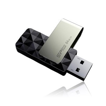 Pendrive Silicon Power Blaze B30 64GB USB 3.1 kolor czarny (SP064GBUF3B30V1K) Pendrive Silicon Power Blaze B30 64GB USB 3.1 kolor czarny (SP064GBUF3B30V1K)