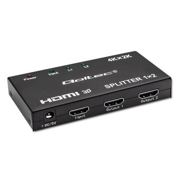 QOLTEC ROZDZIELACZ SPLITTER 2XHDMI 4KX2K | 3.4GB/S QOLTEC ROZDZIELACZ SPLITTER 2XHDMI 4KX2K | 3.4GB/S