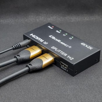 QOLTEC ROZDZIELACZ SPLITTER 2XHDMI 4KX2K | 3.4GB/S QOLTEC ROZDZIELACZ SPLITTER 2XHDMI 4KX2K | 3.4GB/S