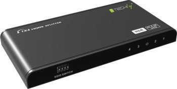 Techly 104844 Rozdzielacz Splitter HDMI 2.0 1x4 4K 60Hz HDR EDID Techly 104844 Rozdzielacz Splitter HDMI 2.0 1x4 4K 60Hz HDR EDID