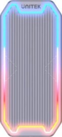 Unitek Obudowa dysku M.2 SSD NVMe/SATA 10Gbps RGB