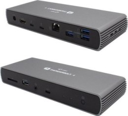 Replikator - i-tec Thunderbolt 4 Dual Display Docking Station 1x HDMI + Thunderbolt Video 2x 4x / 1x 8K LAN 2500Mb/s 2x TB4 40 G