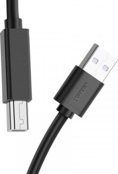 UGREEN US122 USB 2.0 A-B do drukarki, 15m (czarny) UGREEN US122 USB 2.0 A-B do drukarki, 15m (czarny)