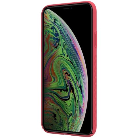 Nillkin Super Frosted Shield - Etui Apple iPhone 11 Pro z wycięciem na logo (Bright Red) Nillkin Super Frosted Shield - Etui Apple iPhone 11 Pro z wycięciem na logo (Bright Red)