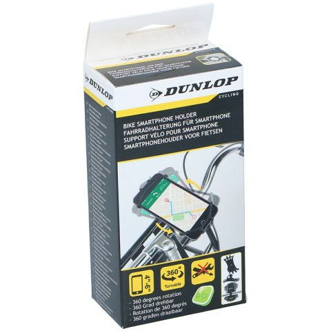 Dunlop - uchwyt rowerowy do telefonu 10-15 cm obrotowy (szary) Dunlop - uchwyt rowerowy do telefonu 10-15 cm obrotowy (szary)