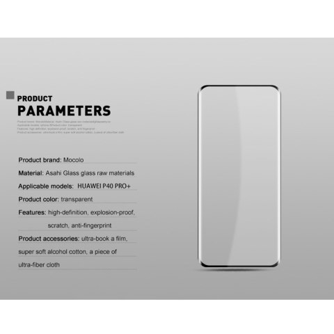 Mocolo 3D Glass Full Glue - Szkło ochronne Huawei P40 Pro Mocolo 3D Glass Full Glue - Szkło ochronne Huawei P40 Pro