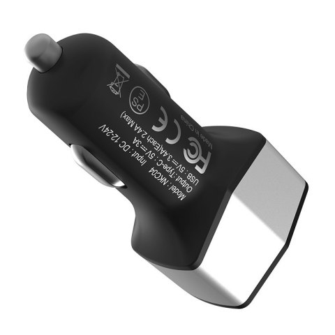 Nillkin Celerity Car Charger - Ładowarka samochodowa 2x USB + USB-C, 32W (Silver) Nillkin Celerity Car Charger - Ładowarka samochodowa 2x USB + USB-C, 32W (Silver)