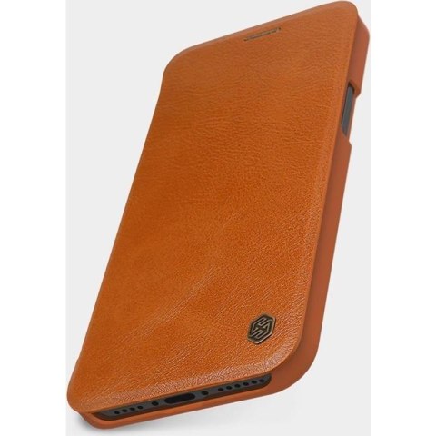 Nillkin Qin Leather Case - Etui Apple iPhone 12 Pro Max (Brown) Nillkin Qin Leather Case - Etui Apple iPhone 12 Pro Max (Brown)